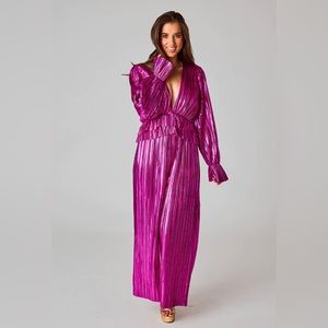 BUDDY love Evie metallic maxi dress -studio 54